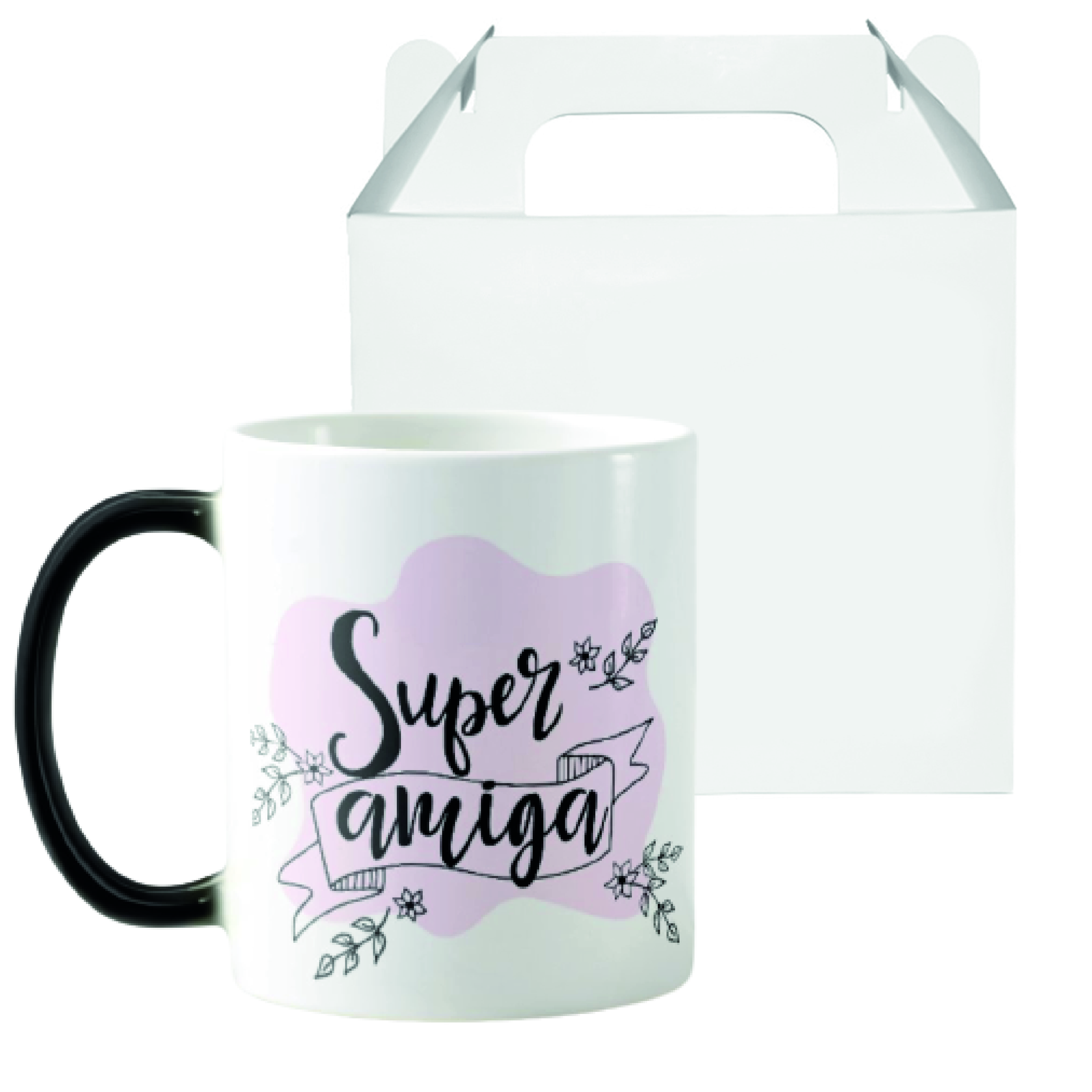 Caneca Mágica Presente Divertido Especial para Super Amiga