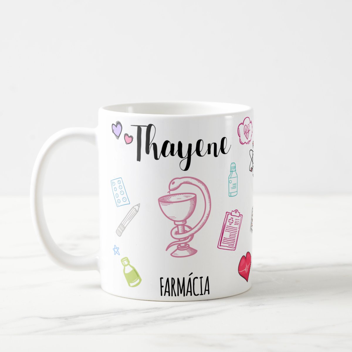 Caneca Personalizada Farmácia Profissão Farmacêutica