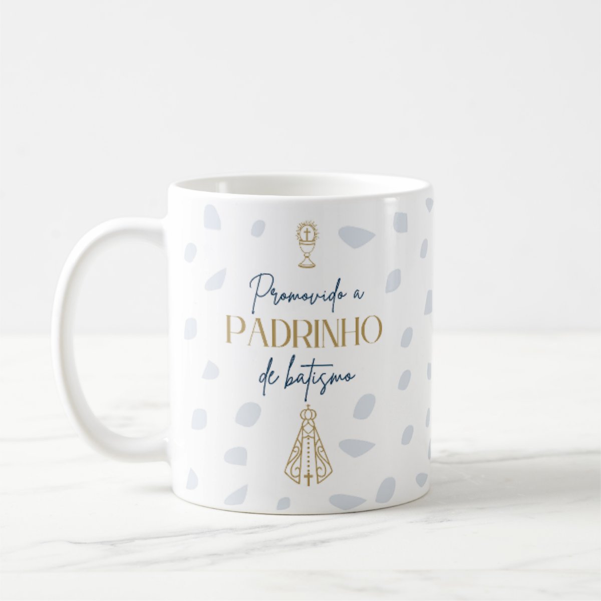 Caneca Personalizada Padrinho de Batismo Agradecimento