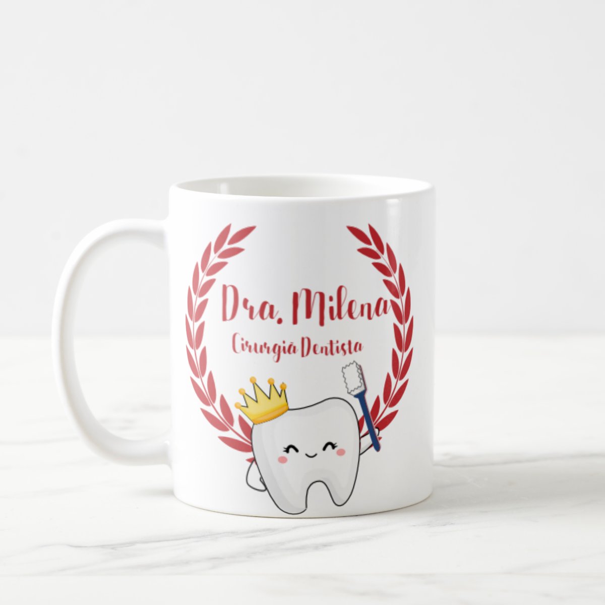 Caneca Odontologia Profissão Presente Cirurgiã Dentista