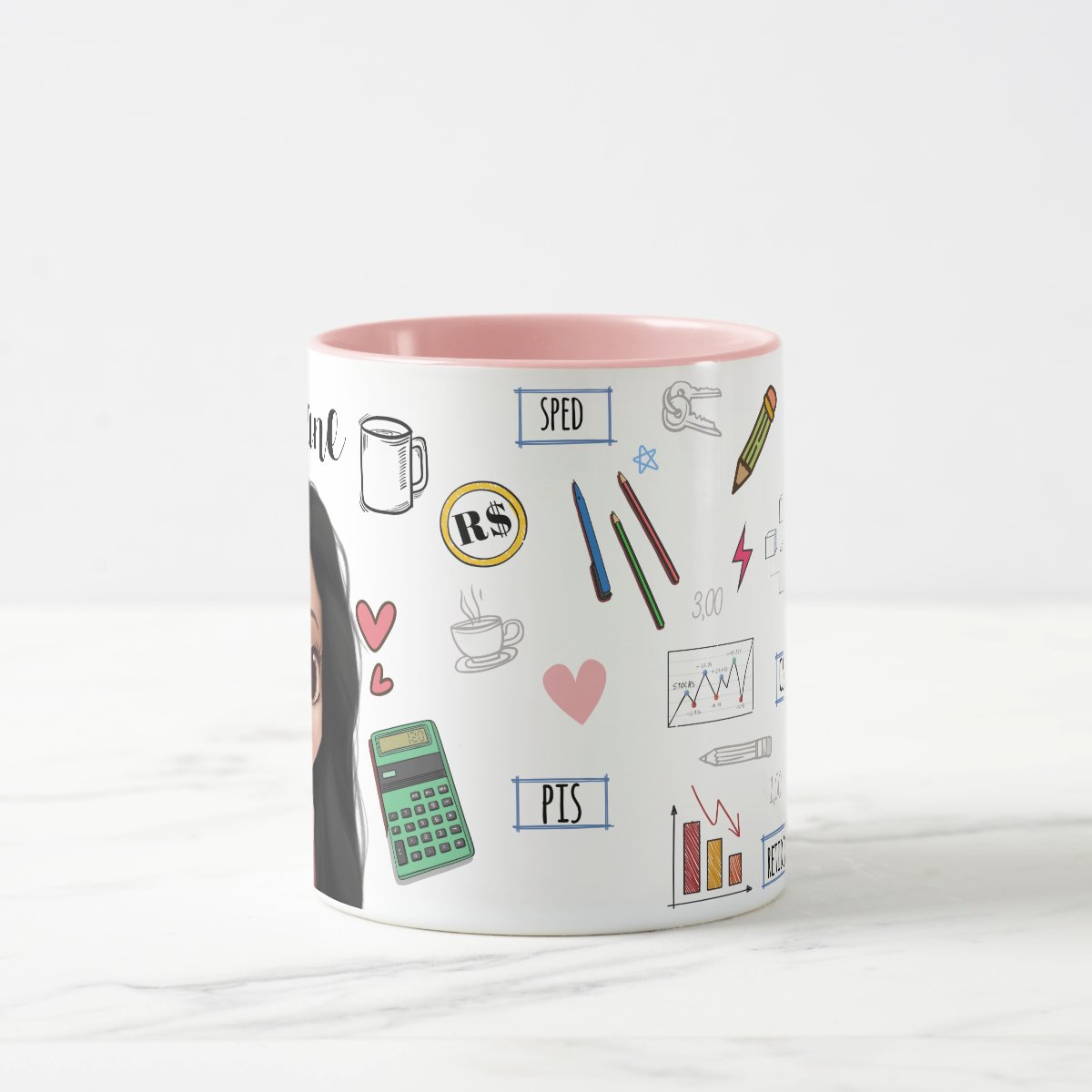 Caneca Presente Criativo Contadora Contabilidade Fiscal