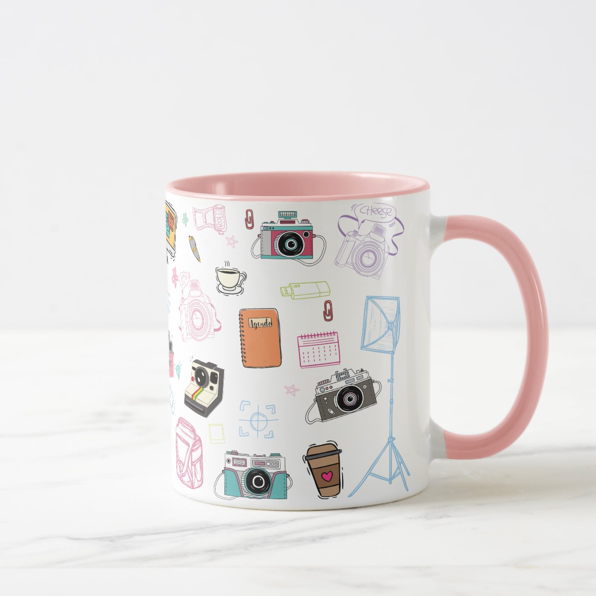 Caneca Profissão Fotografia Presente Criativo Fotógrafa