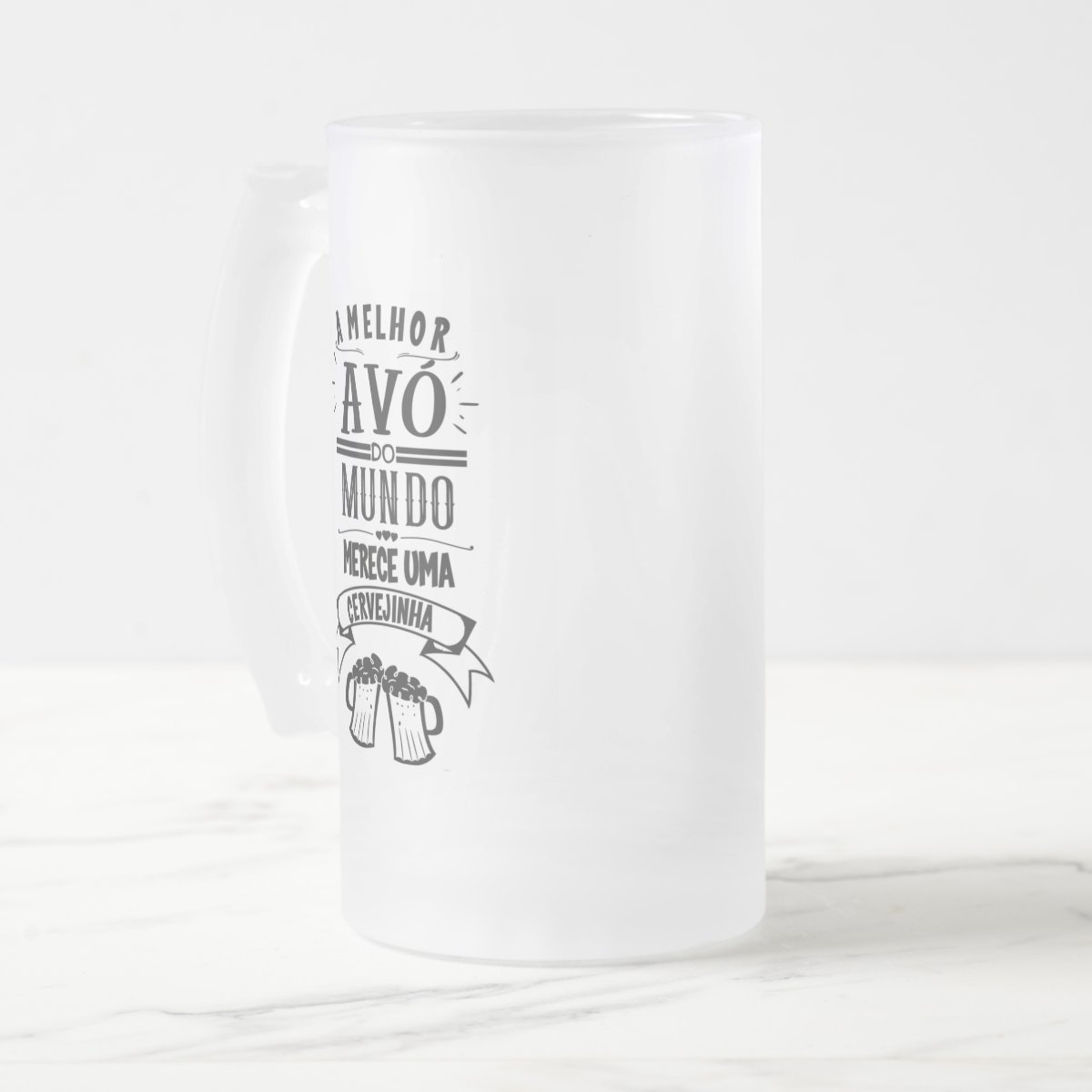 Copo Personalizada Chopp Cerveja Presente a Melhor Avó