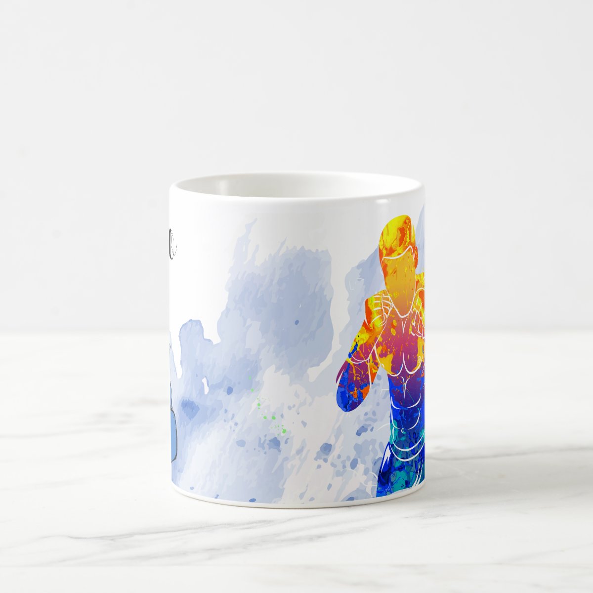 Caneca Personalizada e Criativa Boxe Luta Lutador com o Nome