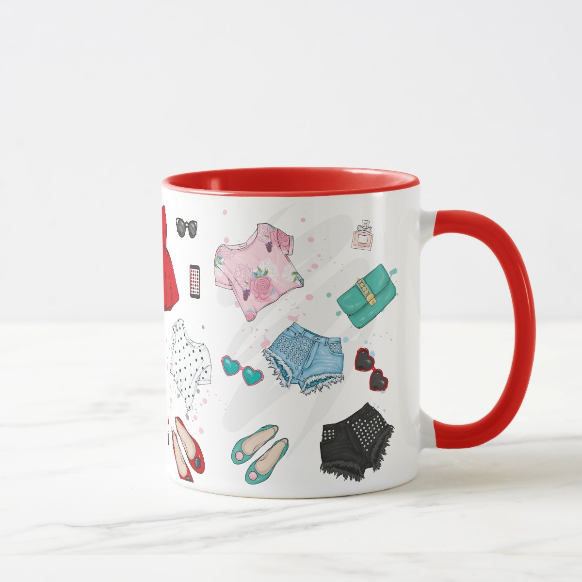 Caneca Personalizada Moda Presente Criativo Mulher Estilosa
