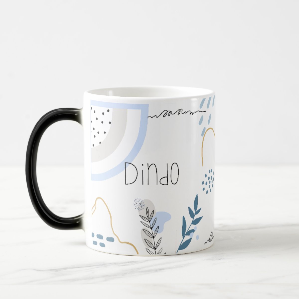 Caneca Mágica Presente Minimalista Dindo Batizado e Crisma - Batizado (Batizando(a))