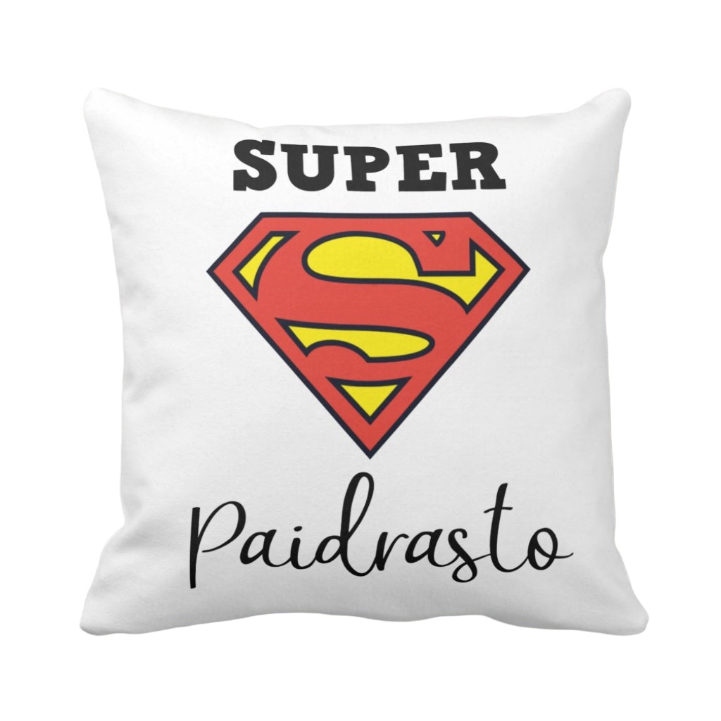 Almofada Padrasto Presente Criativo Frase Super Paidrasto