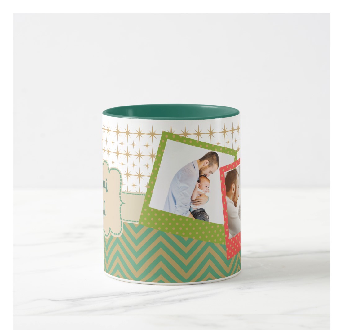 Caneca Personalizada Presente com Foto de Natal para o Papai
