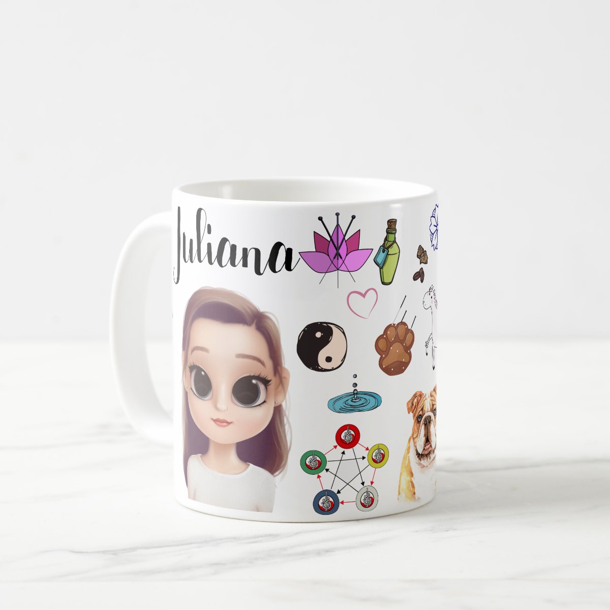 Caneca Personalizada Acupuntura Presente Acupunturista