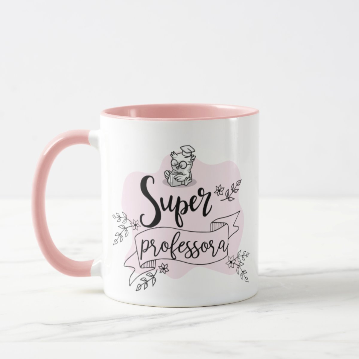 Caneca Feminina Presente Criativo para Super Professora