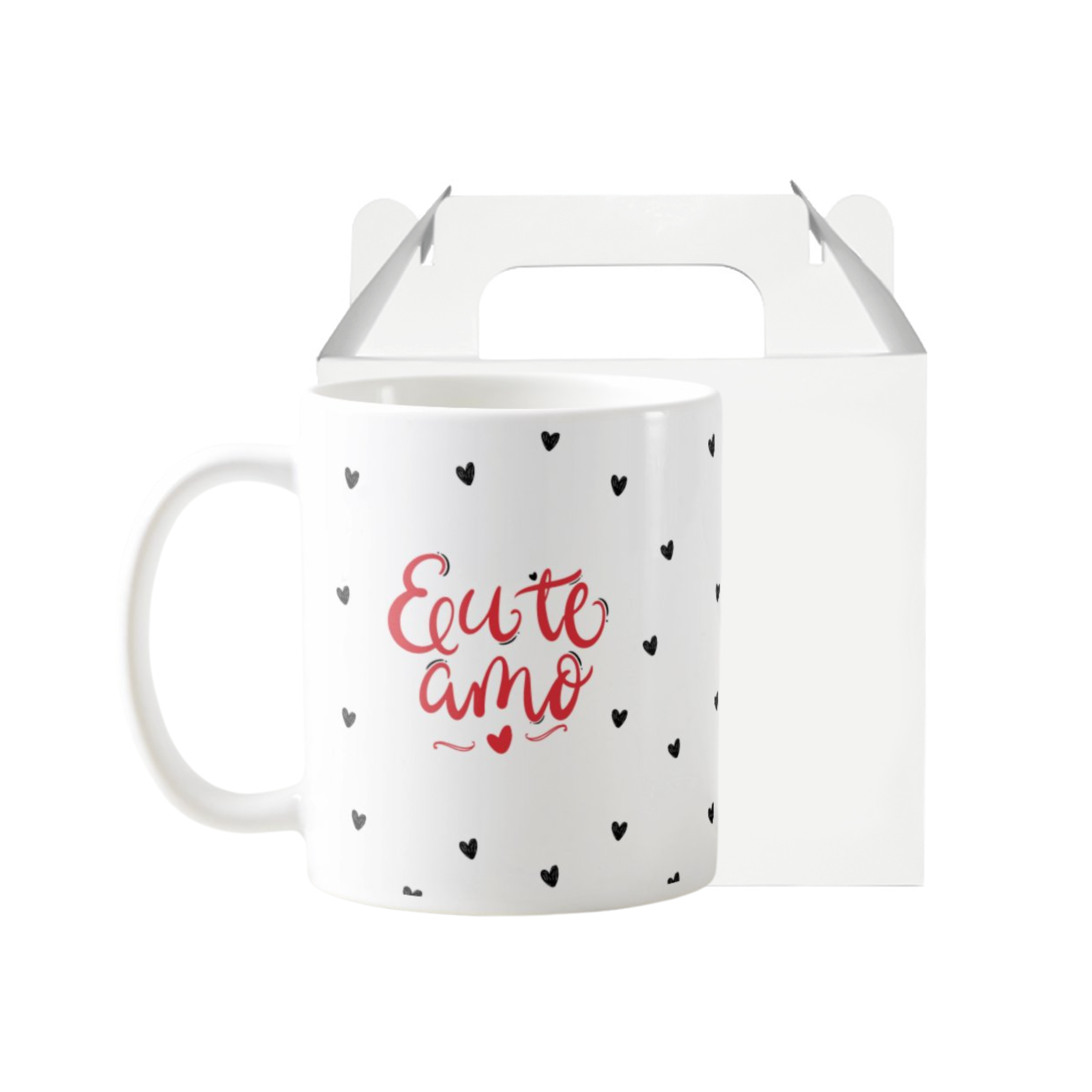 Kit Almofada e Caneca Presente Amor Eterno Dia dos Namorados