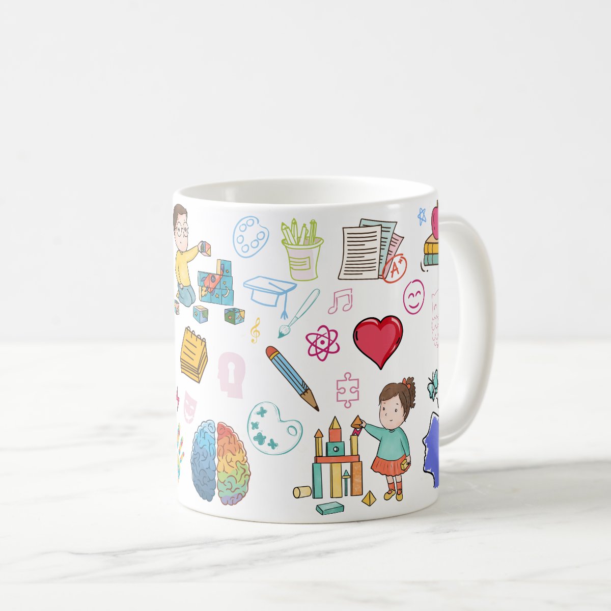 Caneca Criativa Presente Psicopedagoga Psicopedagogia