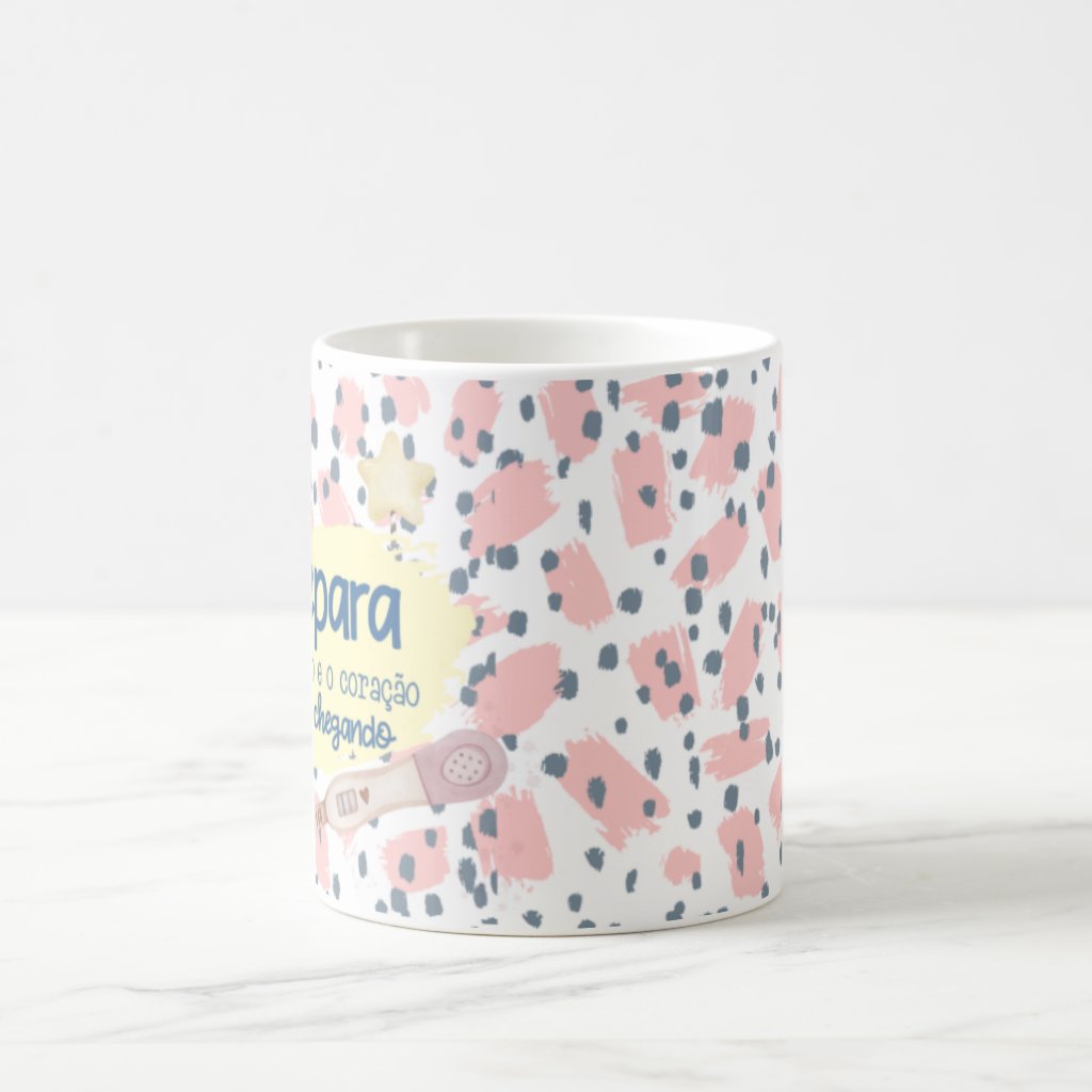 Caneca Presente Personalizado Revelação De Gravidez