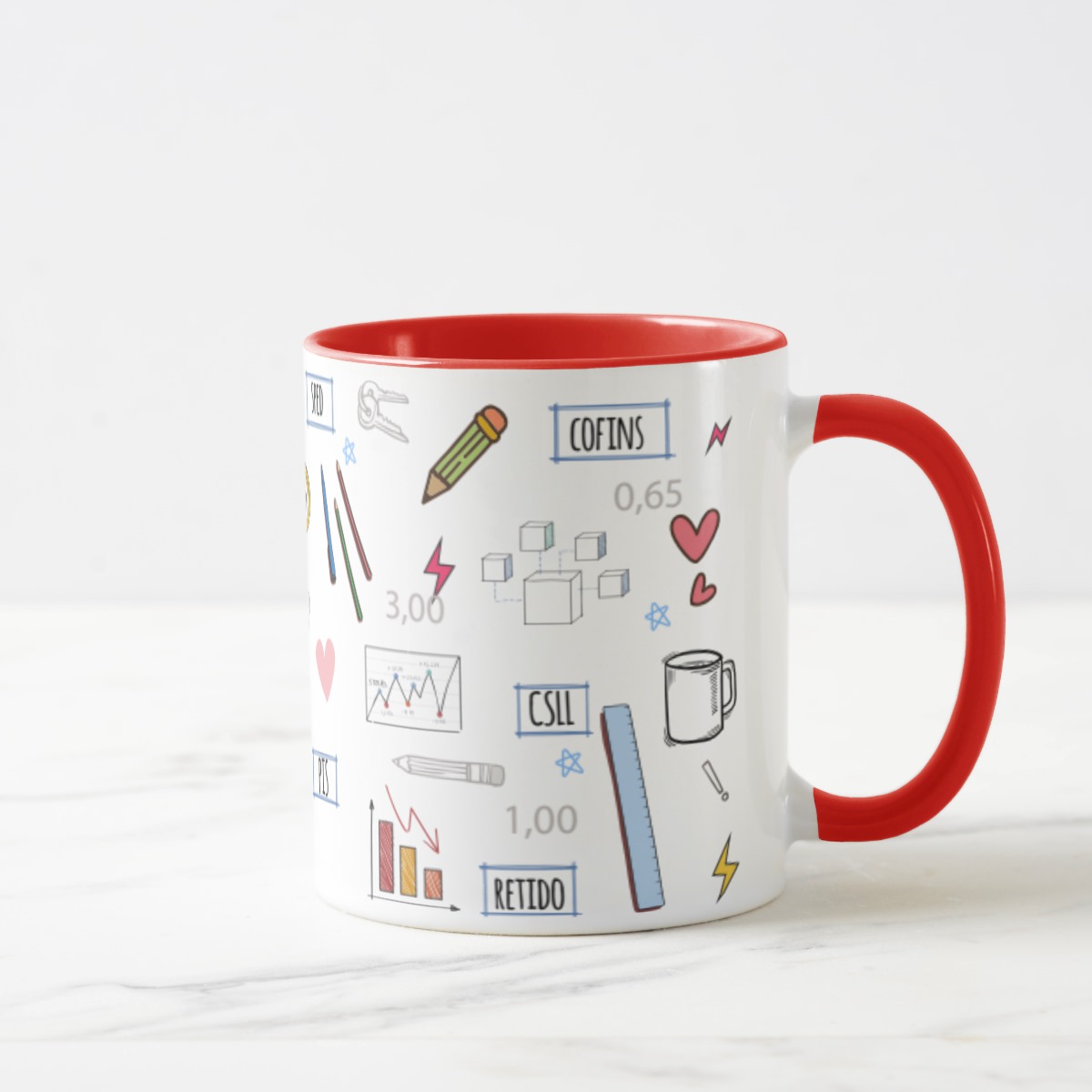 Caneca Contabilidade Profissão Presente Criativo Contadora