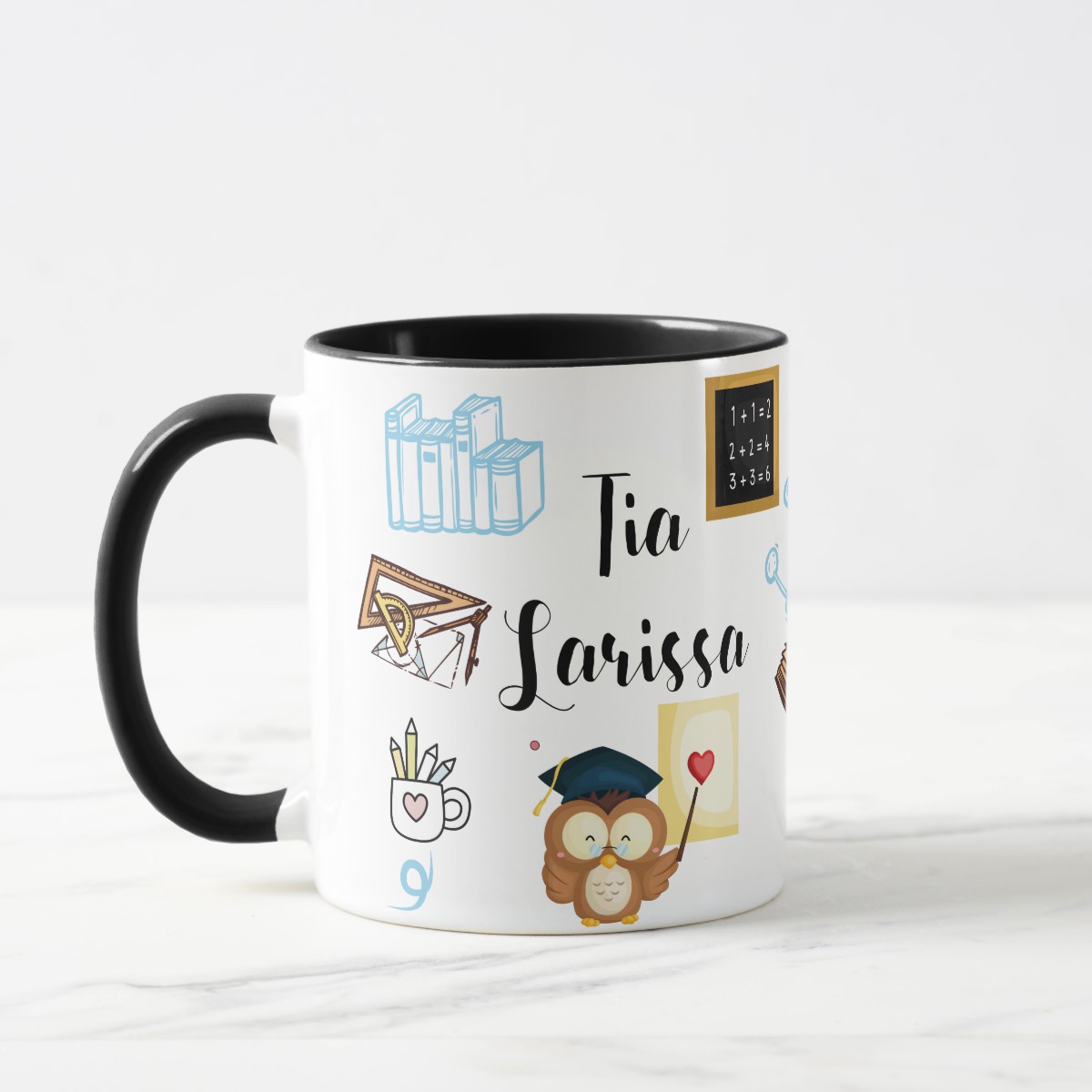Caneca Personalizada Criativa Dia dos Professores Nome