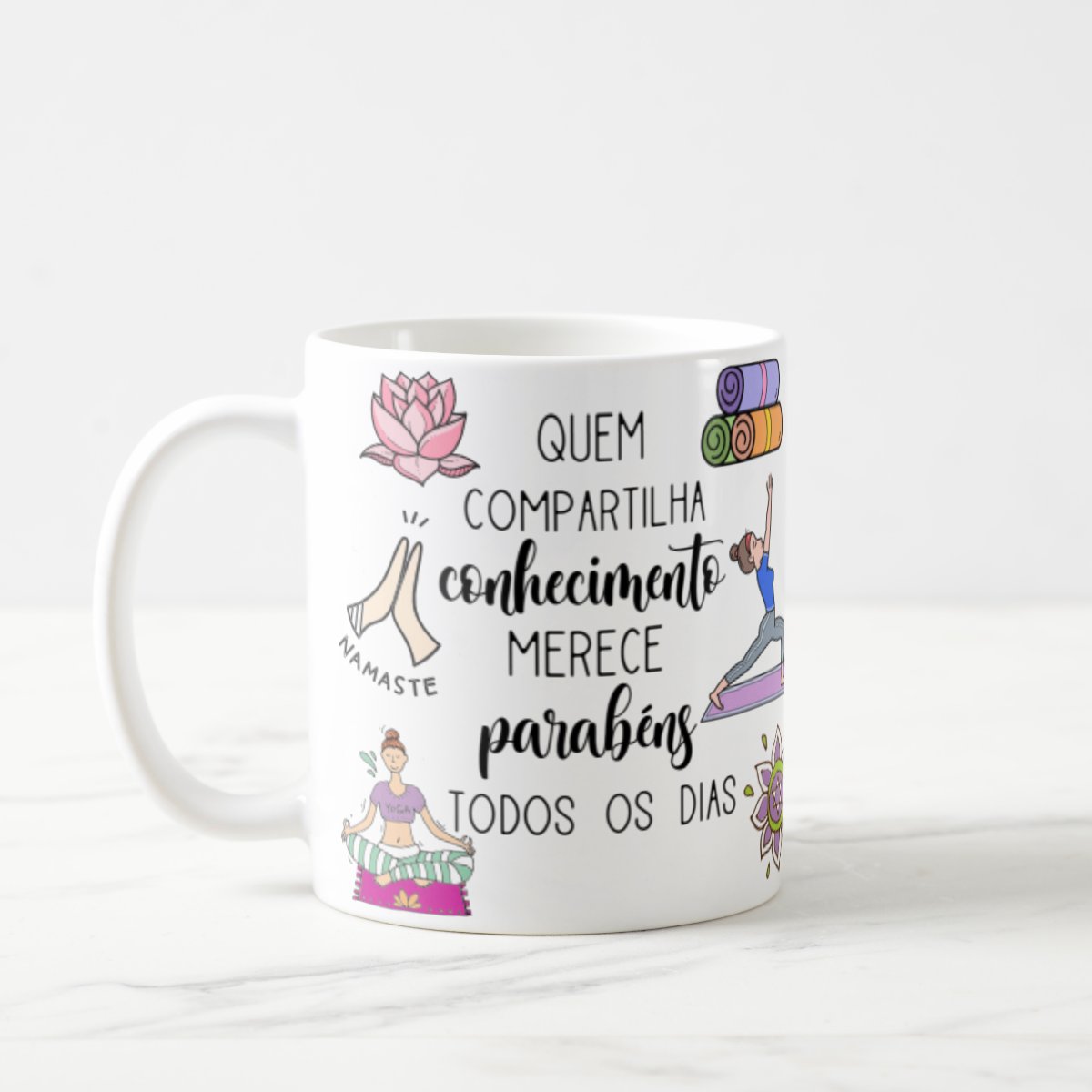 Caneca Professor Ioga Yoga Presente Pronta Entrega - Dia dos Professores (Professores)
