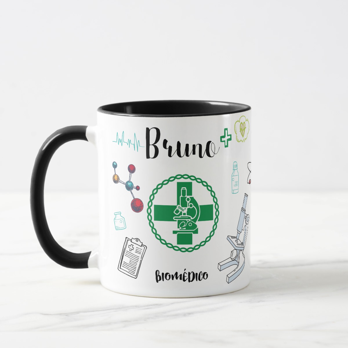 Caneca Personalizada Biomedicina Profissão Biomédico