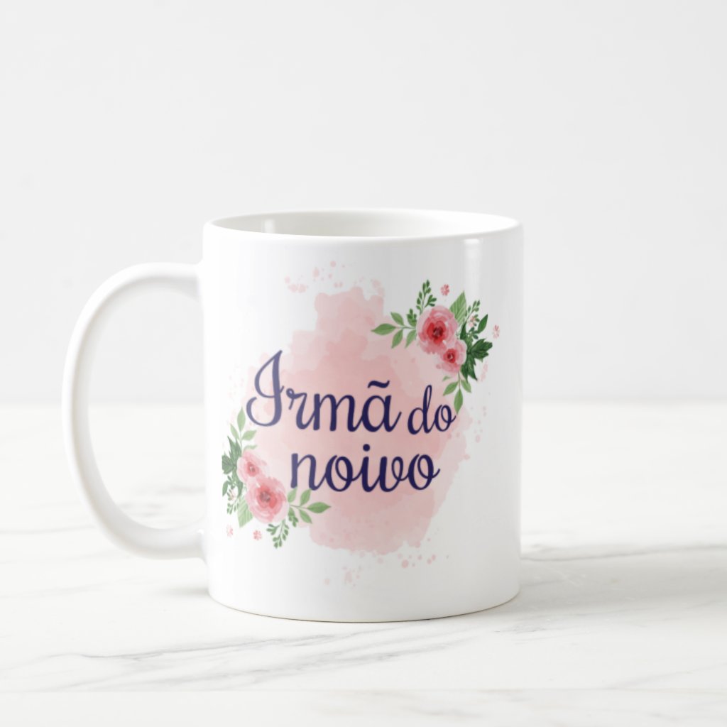 Caneca Presente De Casamento Para Irmã Do Noivo