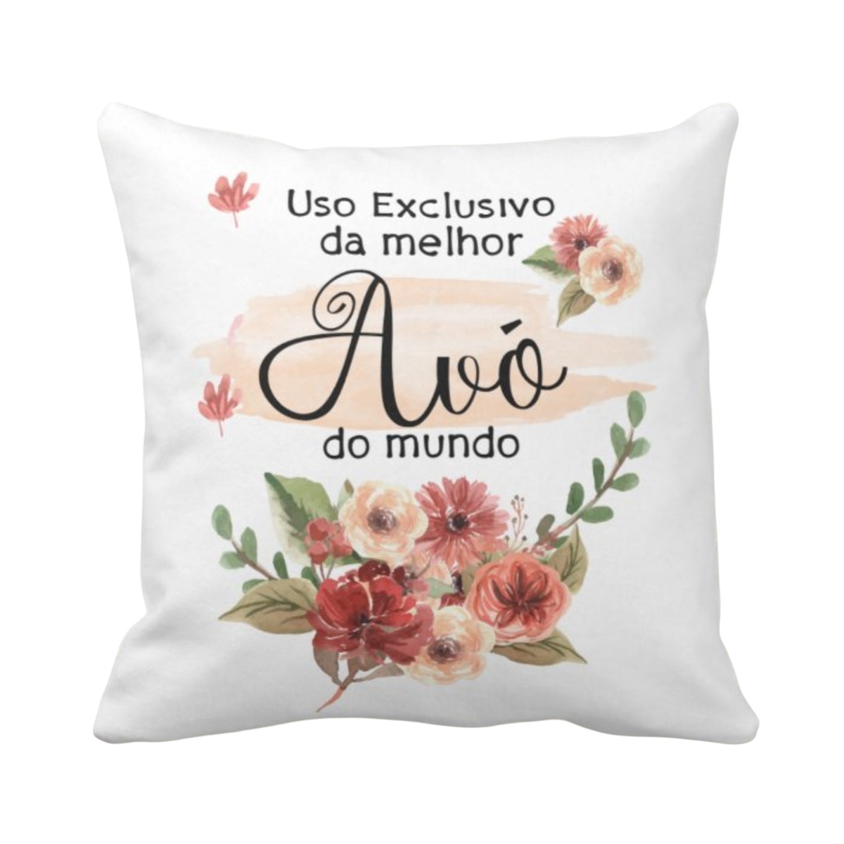 Almofada Decorativa Presente Uso Exclusivo Avó Dia dos Avós - Família (Avó/Avô)