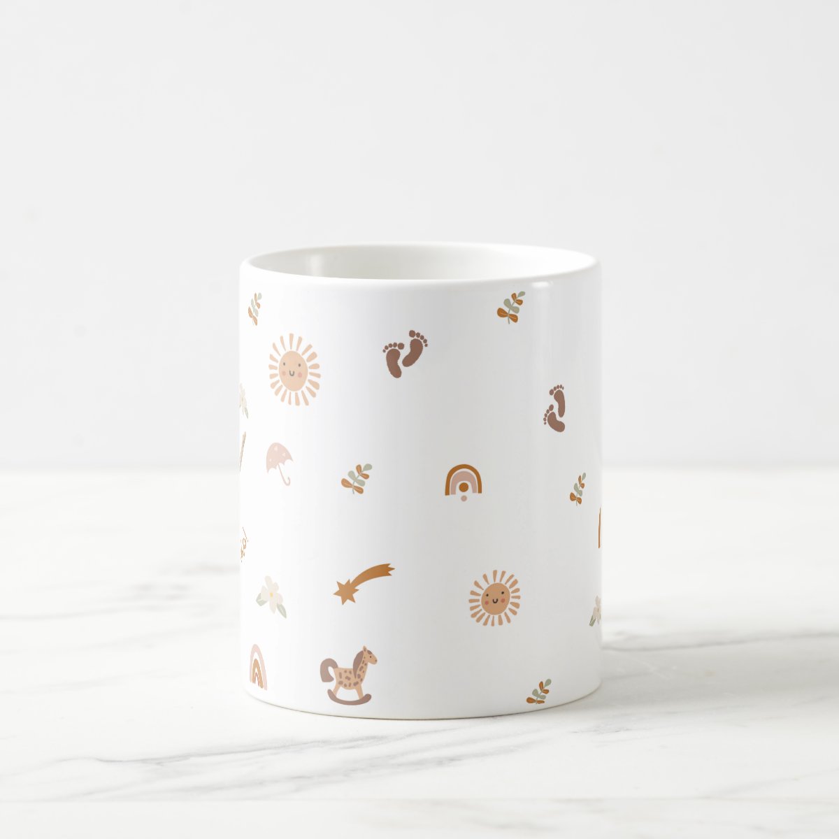 Caneca Revelação Grávidez Boho Estou a Caminho Bisavó