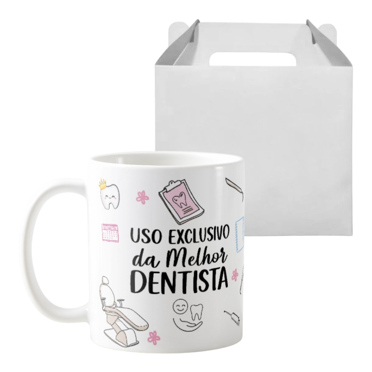 Caneca Personalizada Odontologia Presente Formatura Dentista