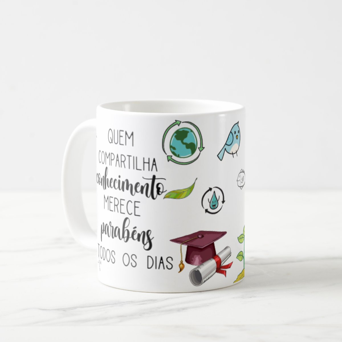 Caneca Presente Dia Dos Professores Professora Biologia