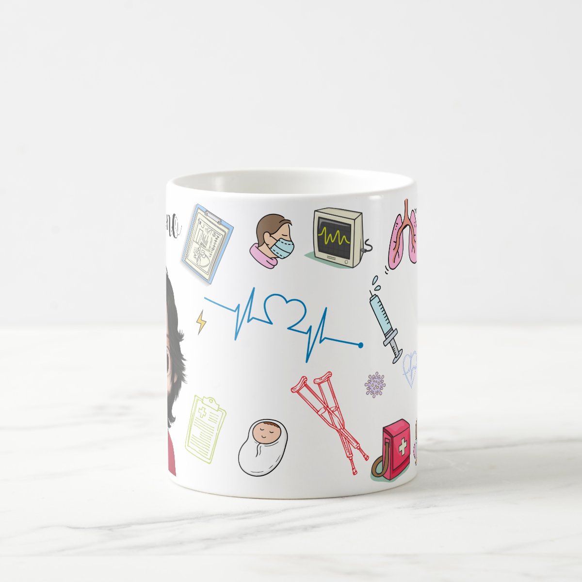 Caneca Personalizada Profissão Medicina Clínico Geral