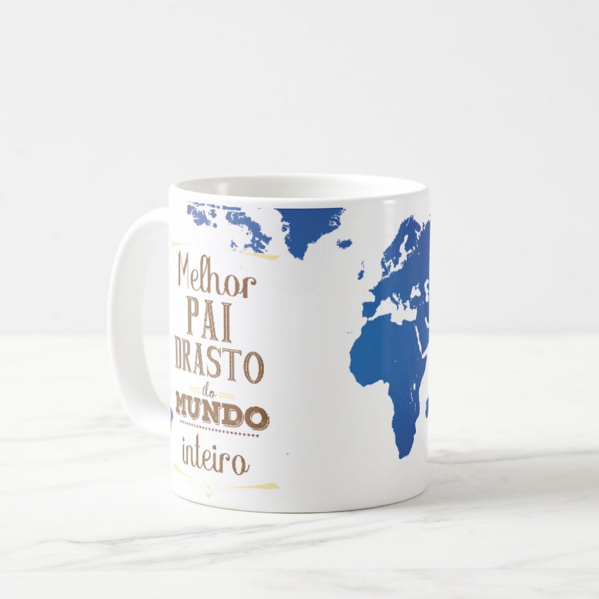 Caneca Personalizada Presente Melhor Padrasto do Mundo