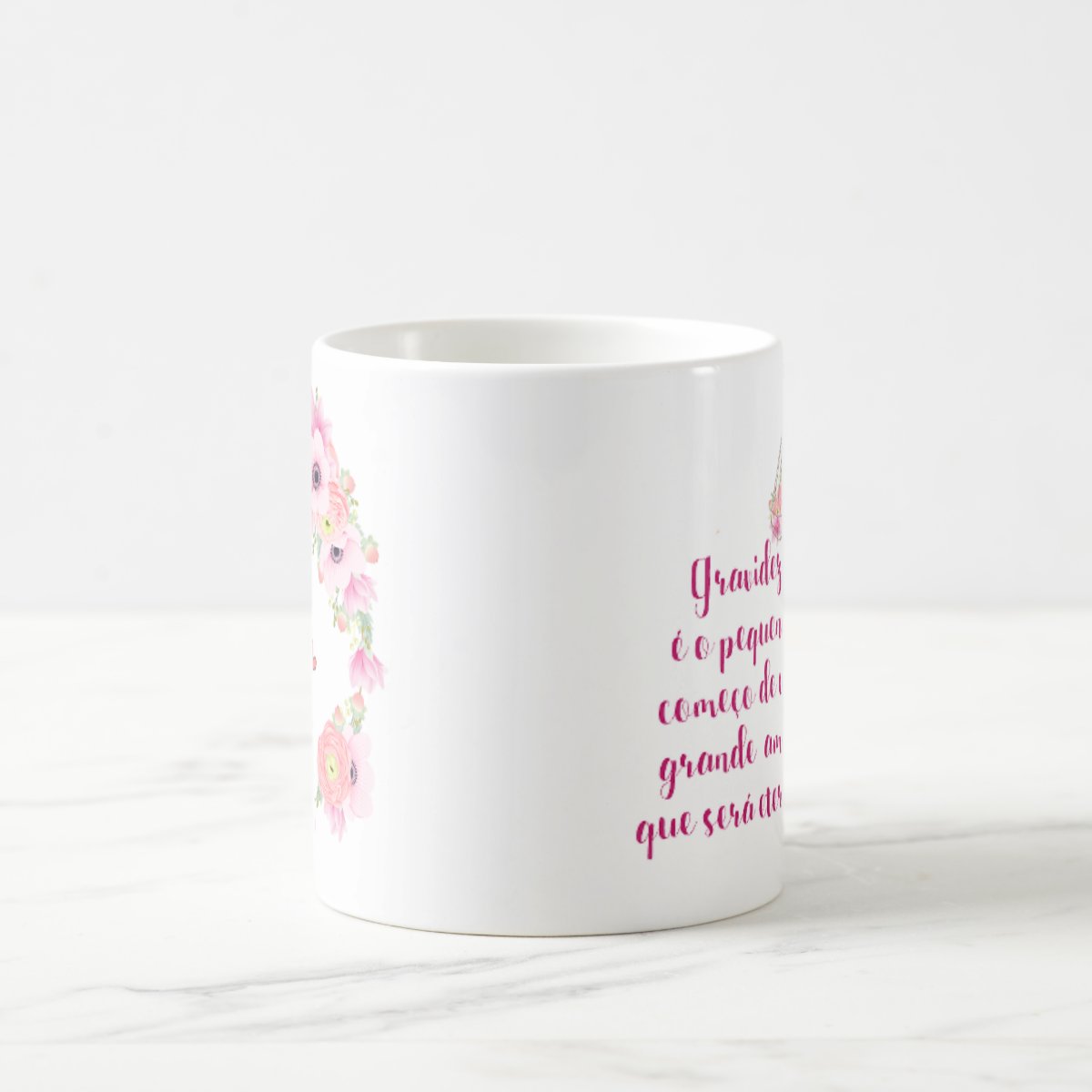 Conjunto Garrafa Térmica e Caneca Grávida Melhor Mãe