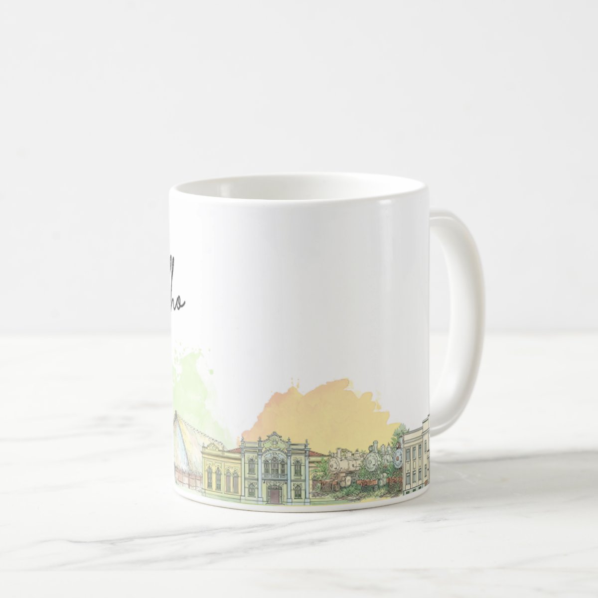 Caneca Personalizada Rondônia Lembrança Cidade Porto Velho
