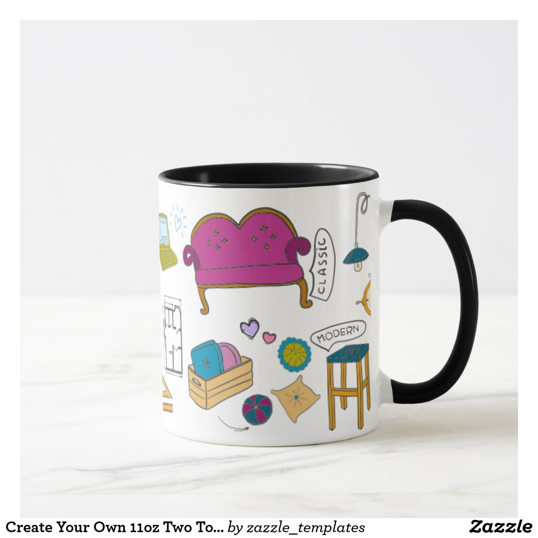 Caneca Arquitetura Design de Interiores Personalizada