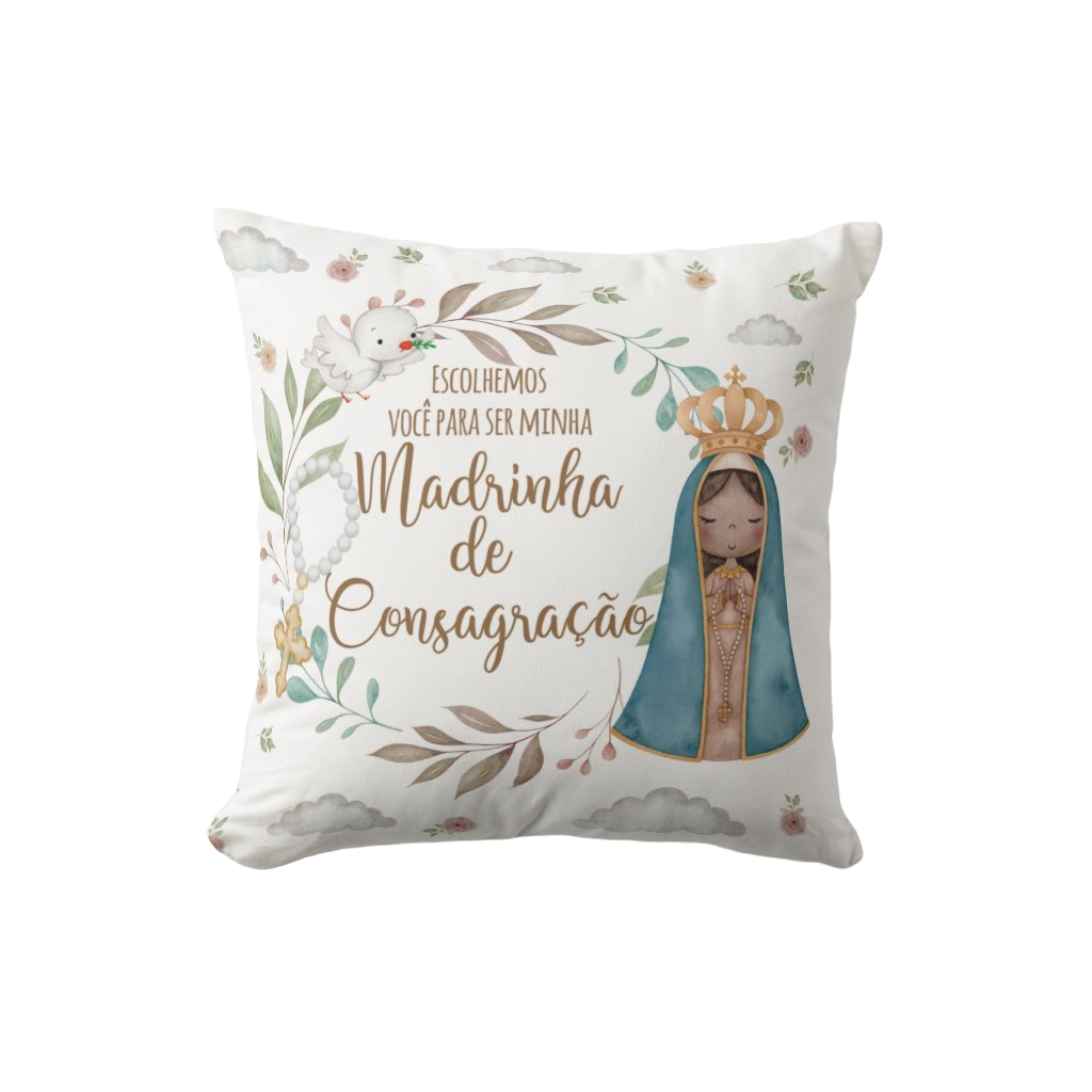 Almofada Madrinha De Consagração Lembrancinha Personalizada