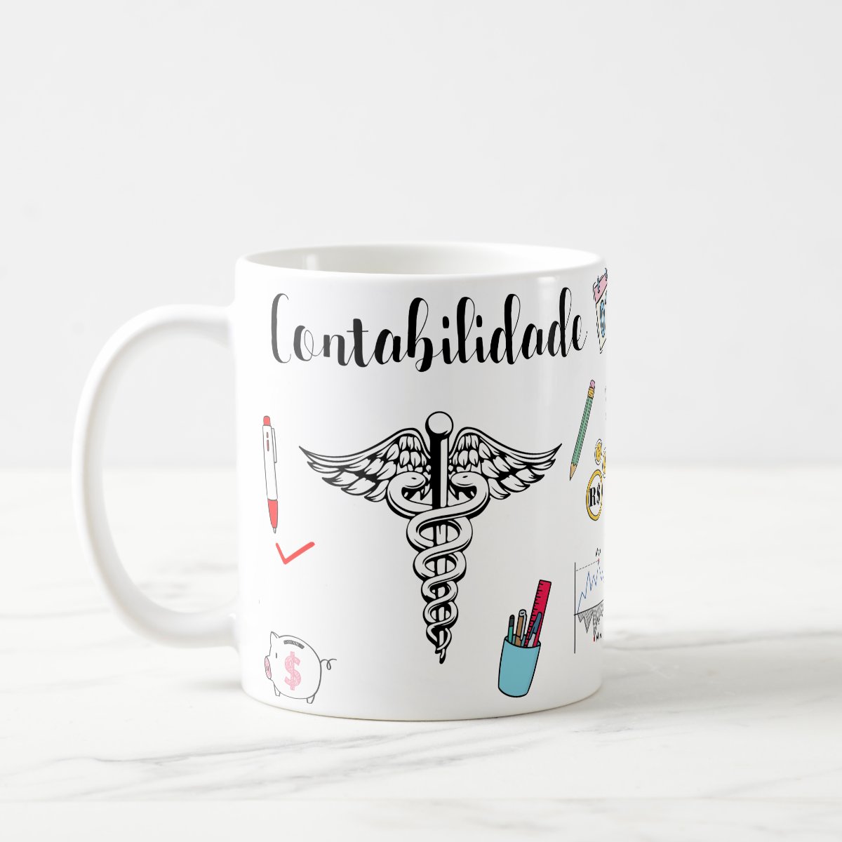 Caneca Personalizada Contabilidade Contador - Profissões (Contador(a))