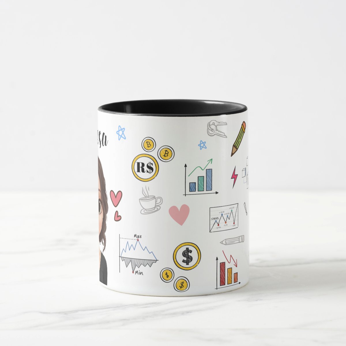 Caneca Presente Contadora Contabilidade Financeira