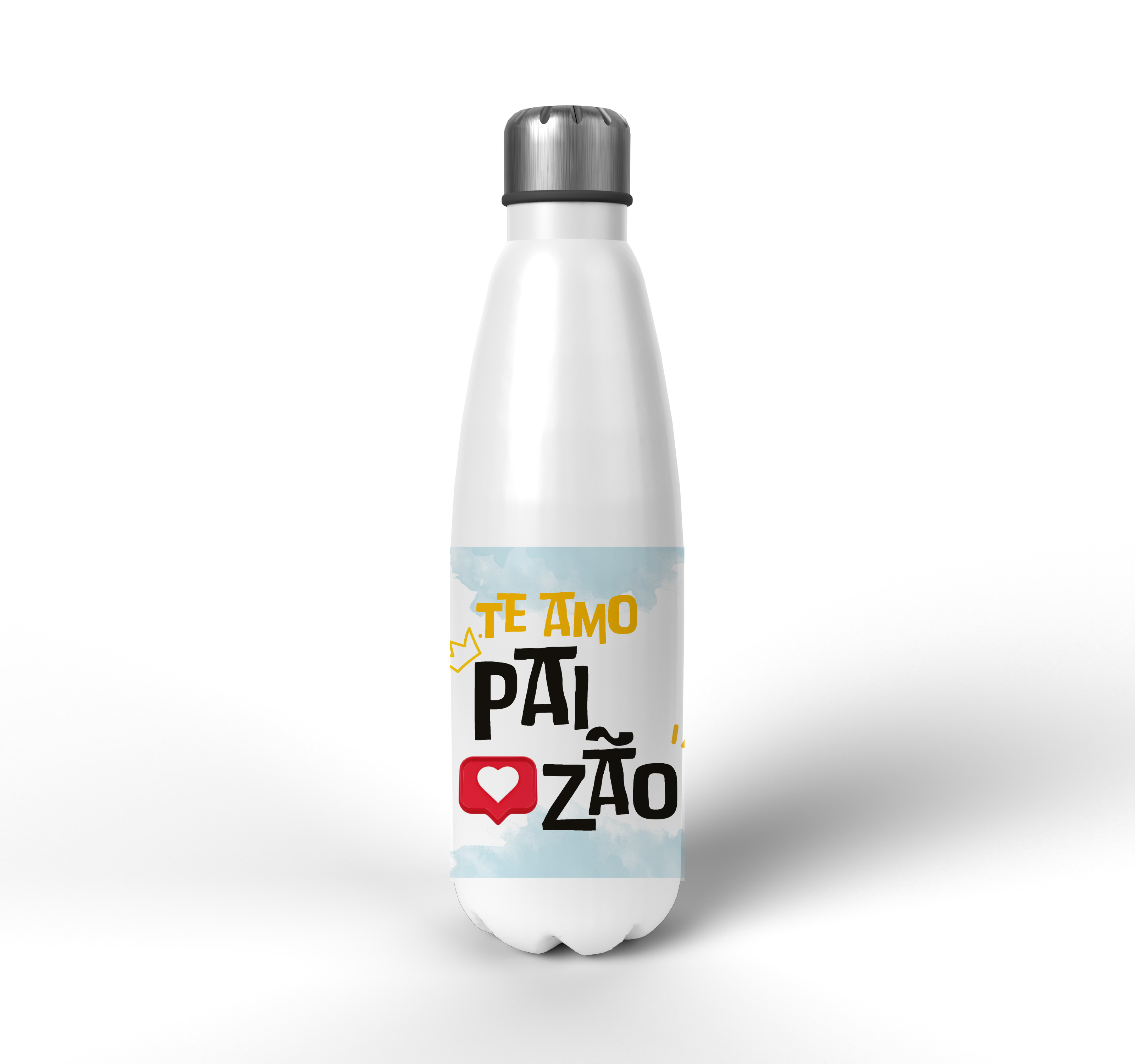 Garrafa Térmica Presente Feliz Dia dos Pais Te Amo Paizão