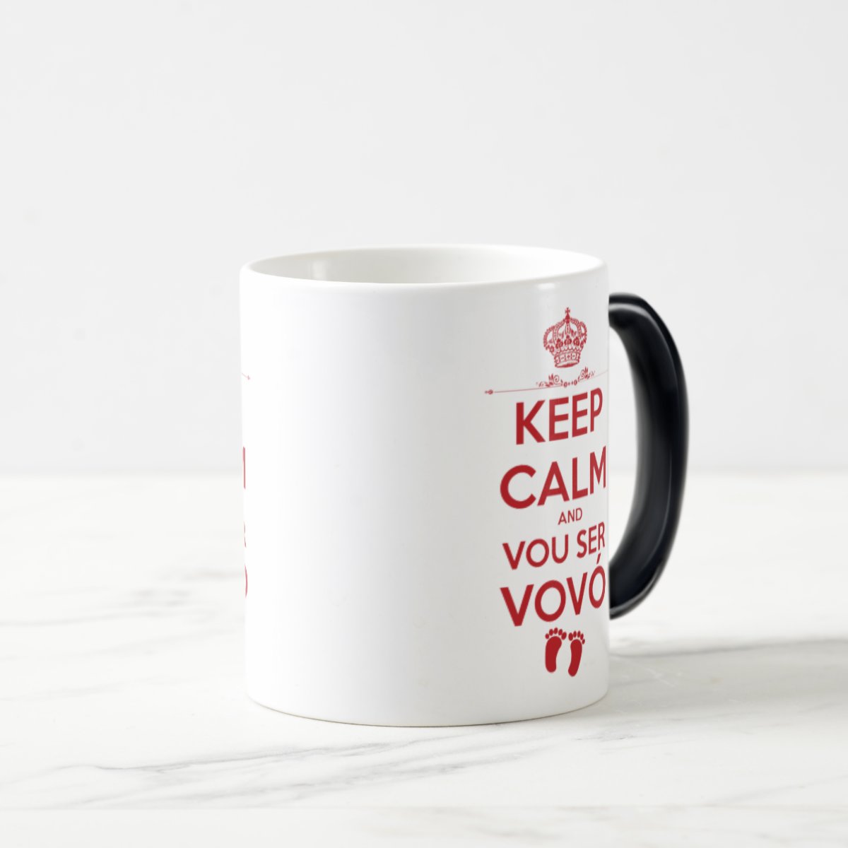 Caneca Mágica Personalizada Gravidez para Familia Avó