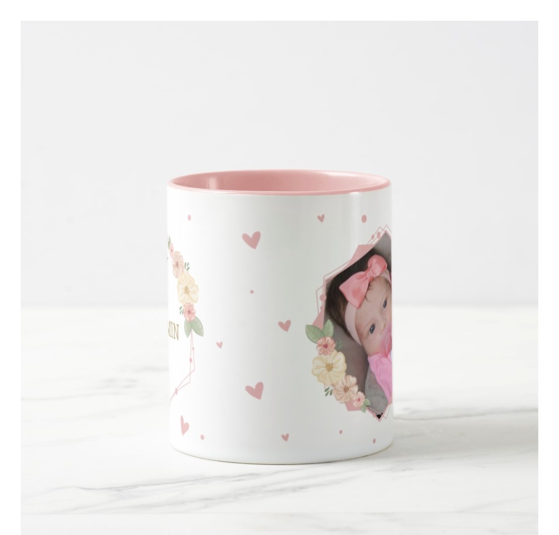 Caneca Personalizada Feminina Presente com Foto Nome Mulher