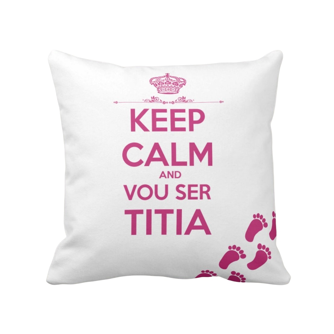 Almofada Decorativa Gestante Gravidez Vou Ser Tia Titia - Anúncio de Gravidez (Tia)
