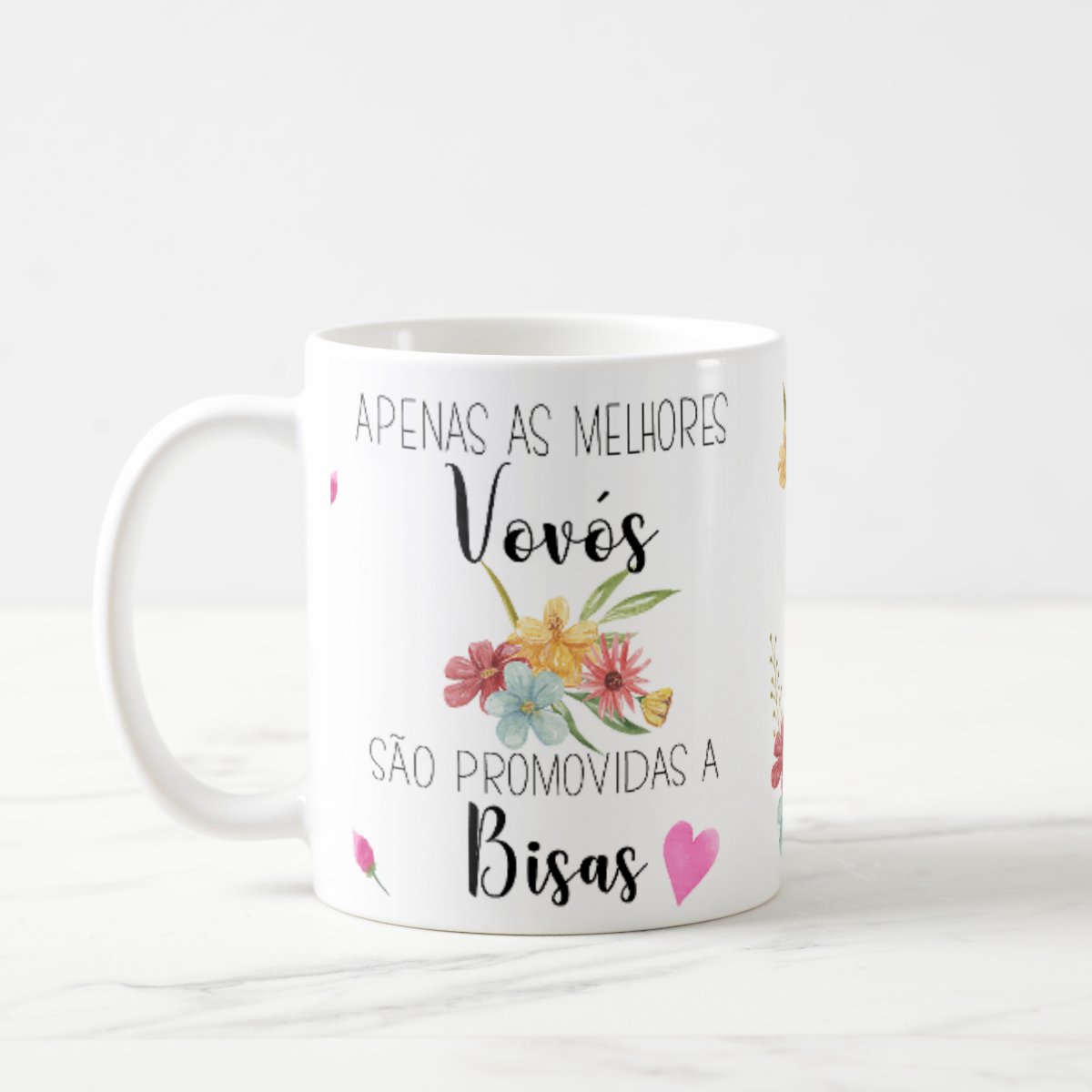 Caneca Bisavó Xicara 325ml Personalizada Bisas Presente Avós - Família (Avó/Avô)
