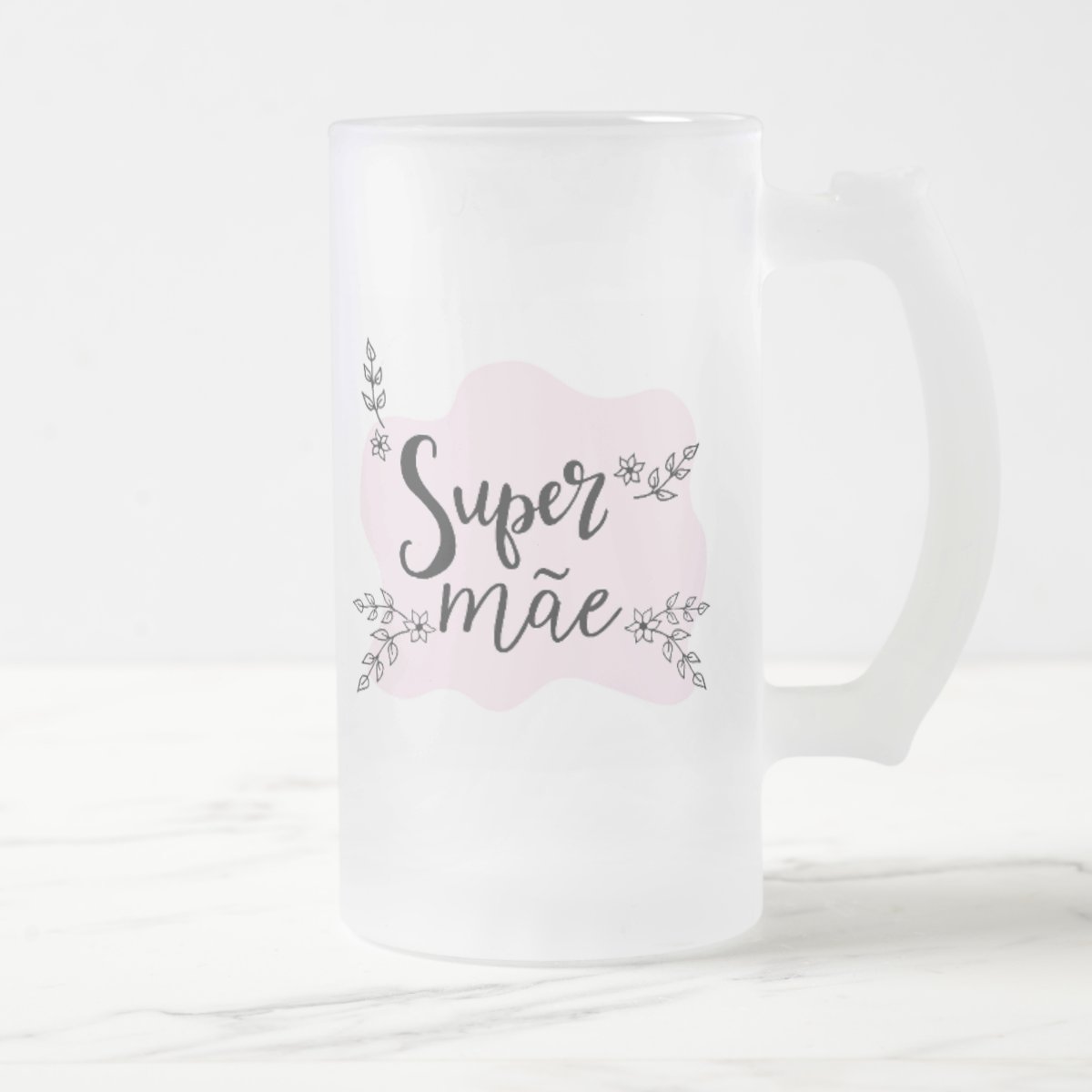 Copo Cerveja Chopp 475ml Presente Especial para Super Mãe - Família (Mãe)