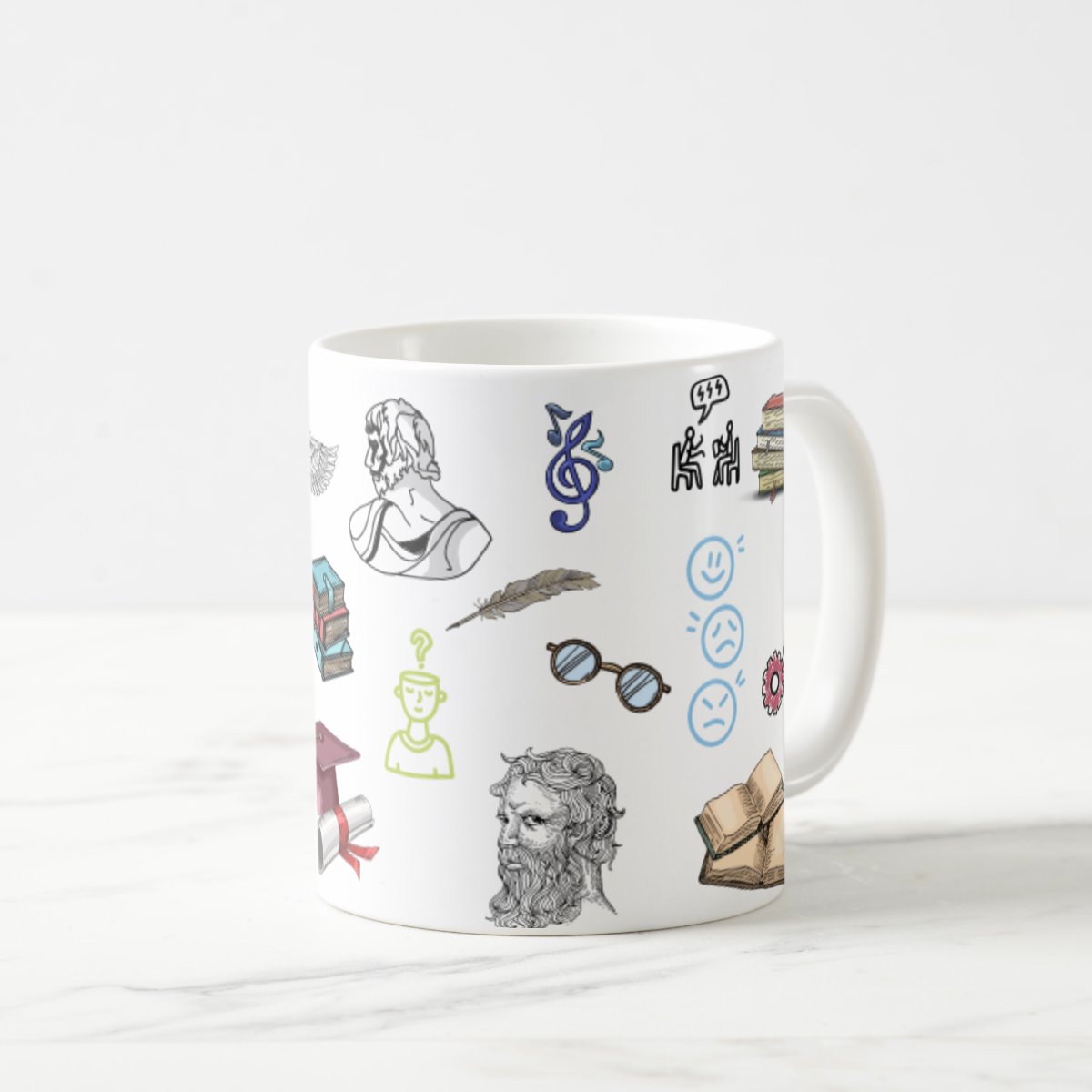Caneca Presente Professor de Filosofia Pronta Entrega