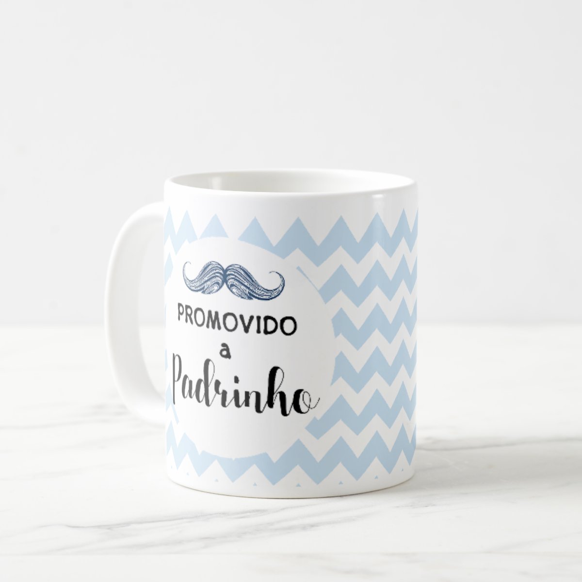 Kit Batismo Canecas Convite Batizado Padrinho e Madrinha