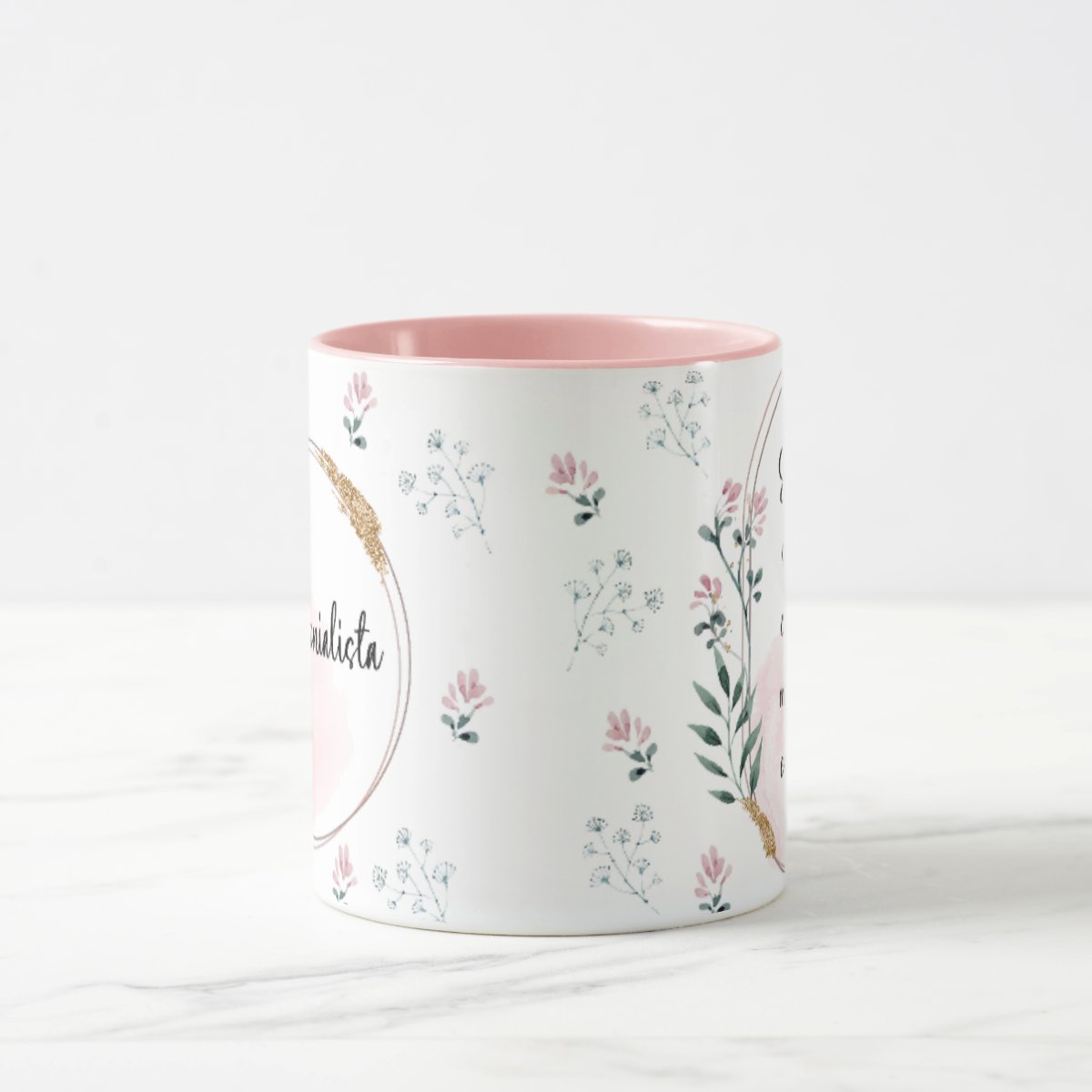 Caneca Feminina Delicada Presente Profissão Cerimonialista