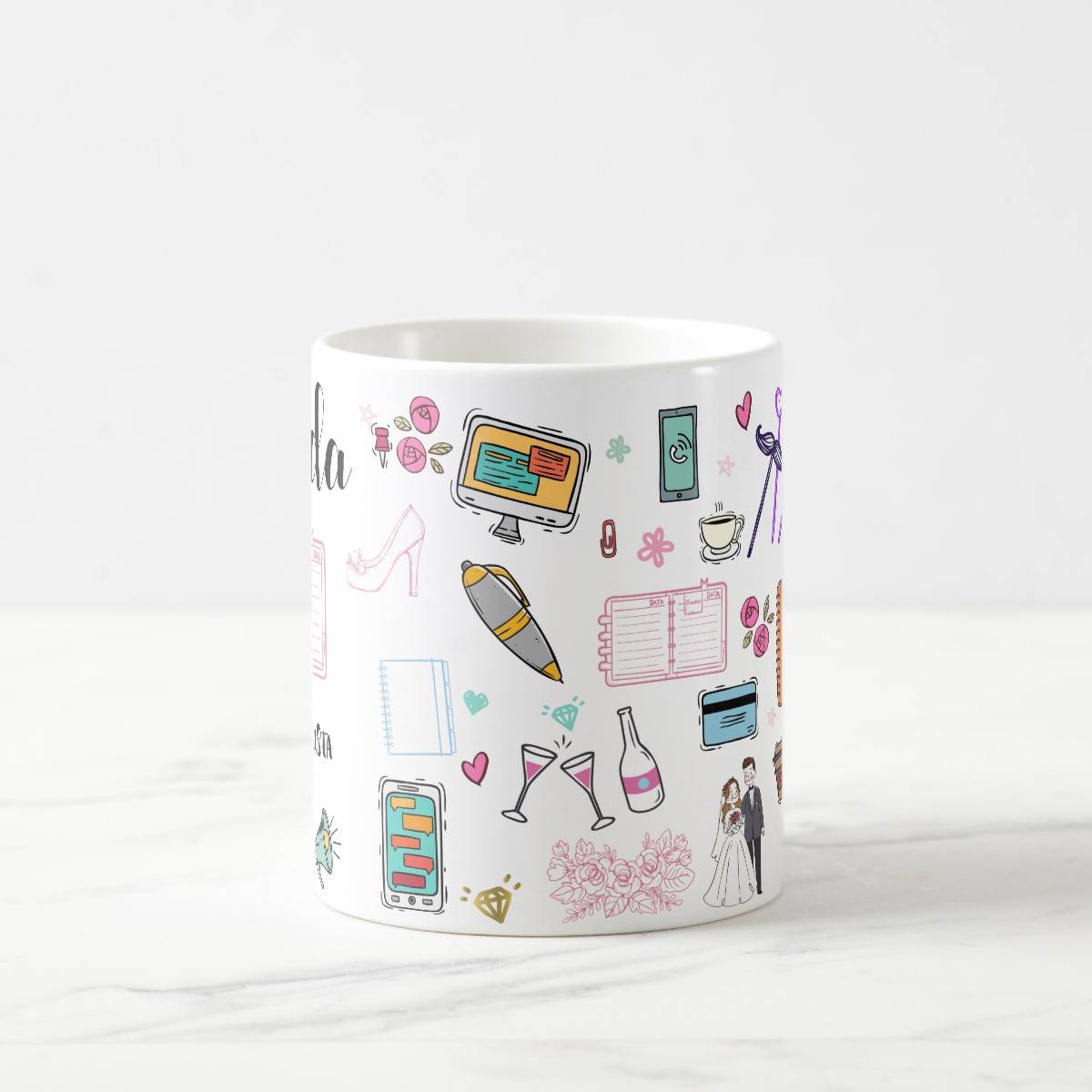 Caneca Presente Criativo Personalizado Cerimonialista