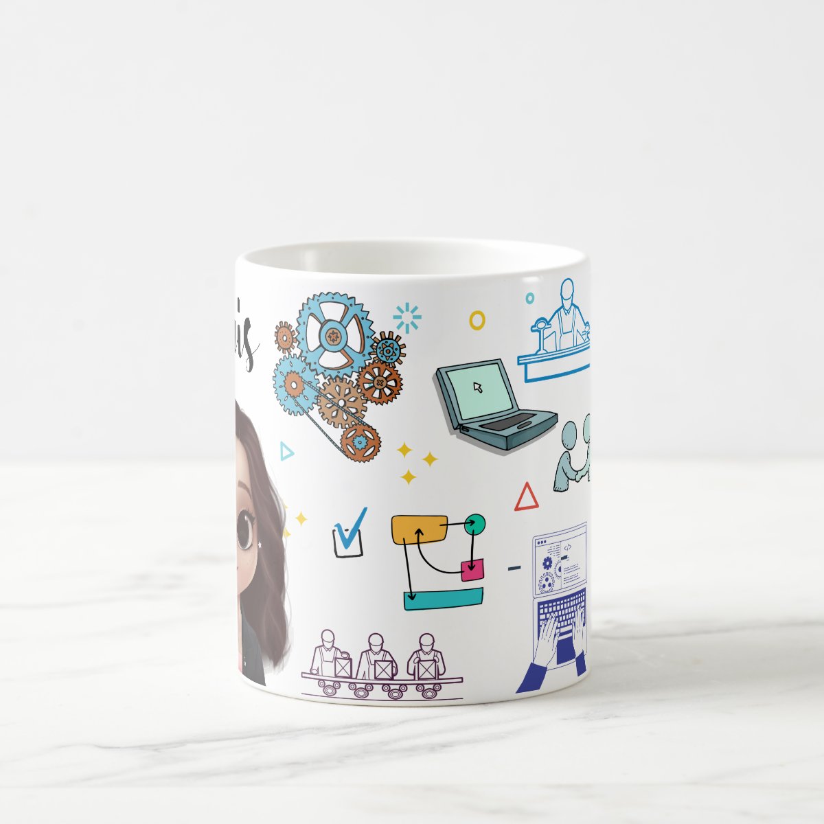 Caneca Profissão Presente Criativo Engenharia da Produção