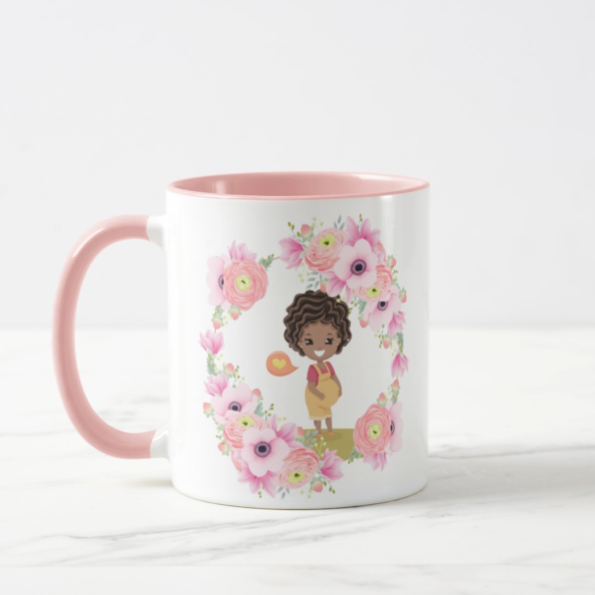 Caneca Personalizada de Gravidez Futura Mamãe Dia das Mães - Anúncio de Gravidez (Mãe/Gestante)