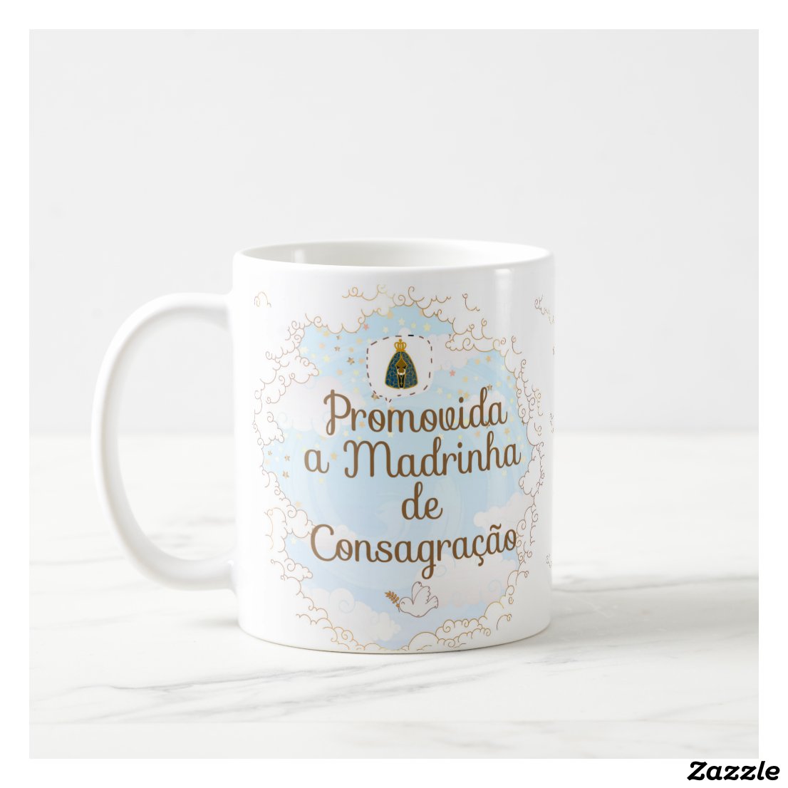 Caneca Personalizada Madrinha de Consagração Xicara Batizado