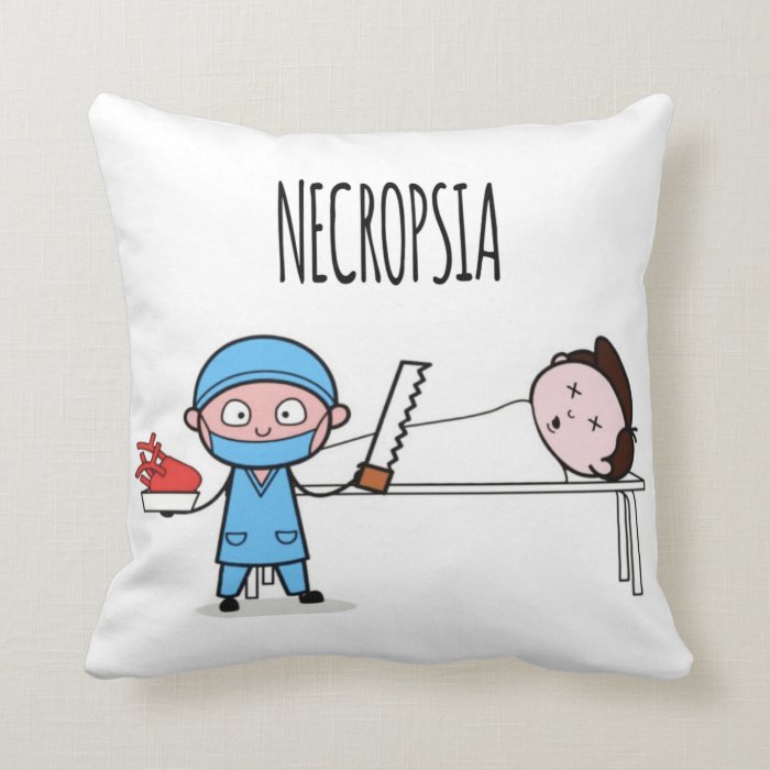 Almofada Personalizada de Profissão Necropsia p/ Necropsista - Profissões (Médico(a))