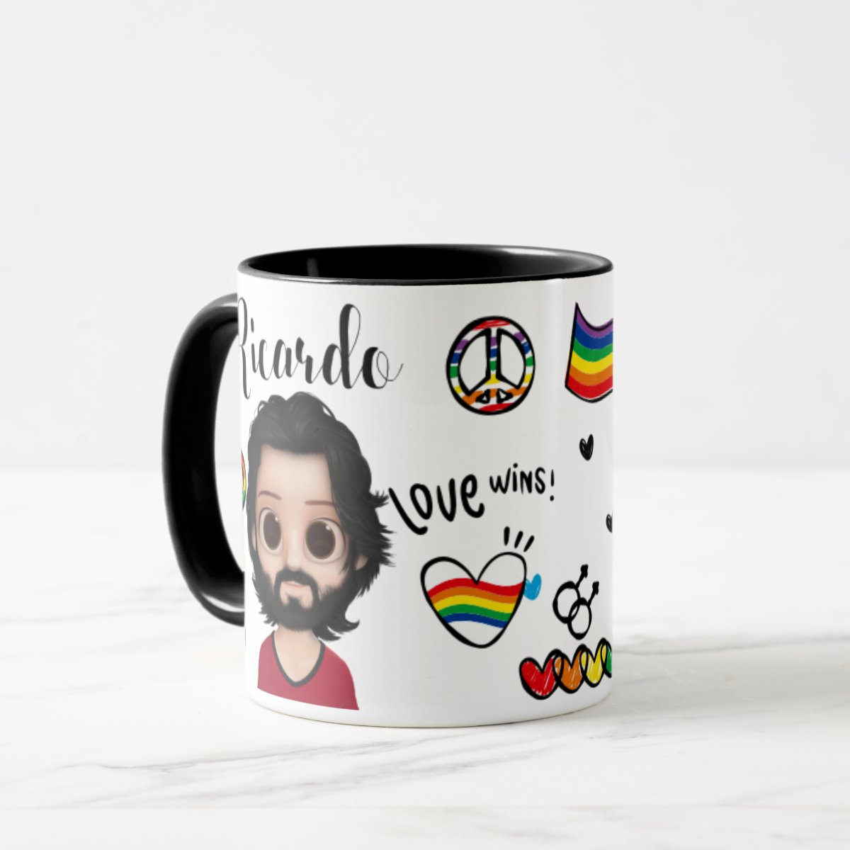 Caneca Personalizada Presente Criativo Namorado Lgbt Gay