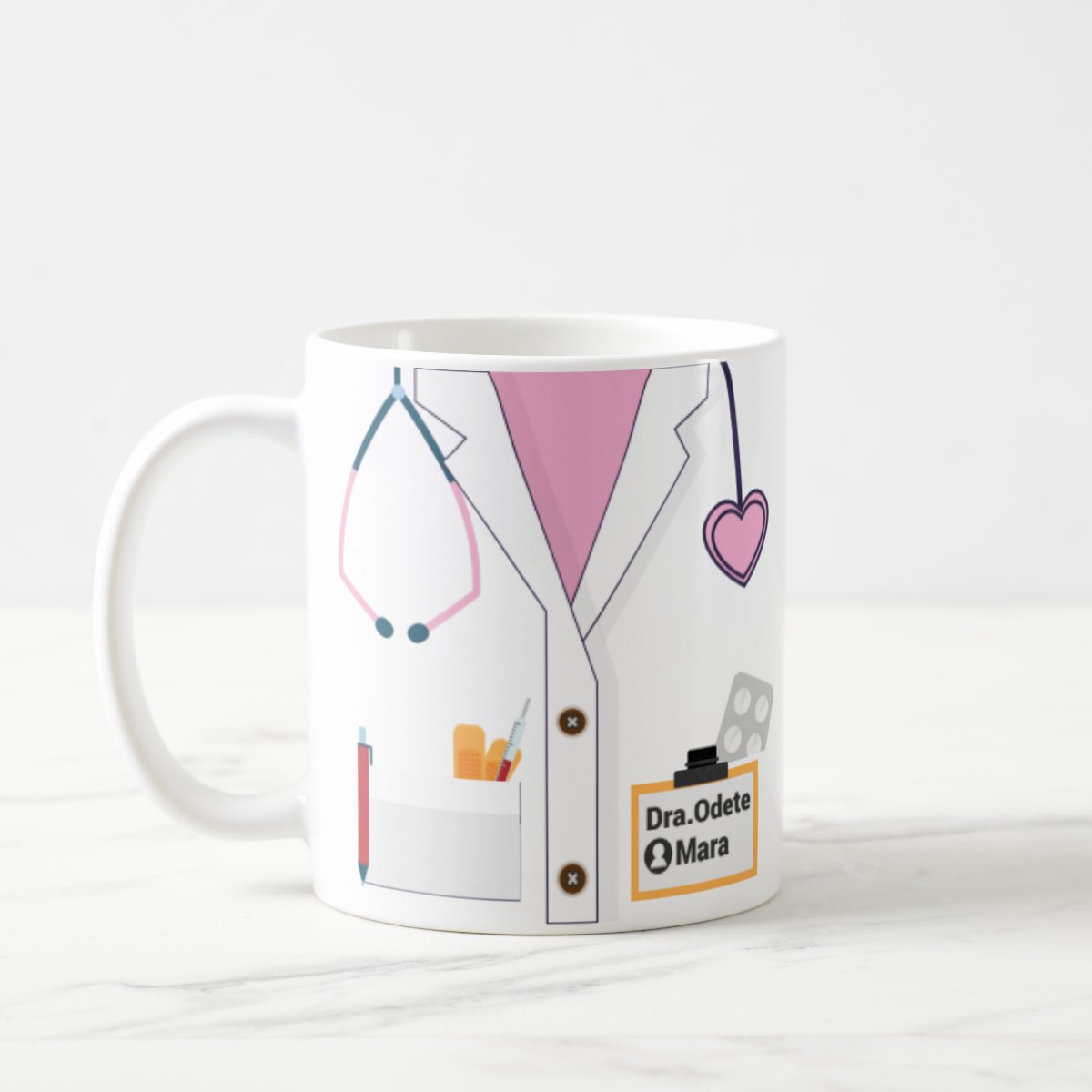 Caneca Medicina Clinico Geral Personalizada Com Nome